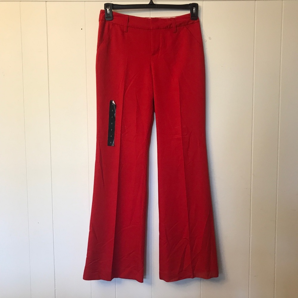 NWT Banana Republic Martin Fit Red Pant